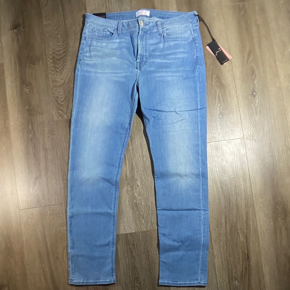 7 For All Mankind Women's Straight Leg Jeans - Light Blue